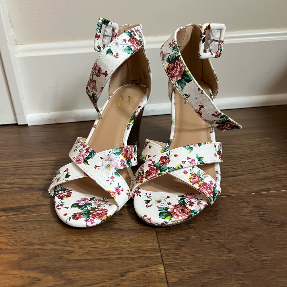 New York & Company Floral Heels
